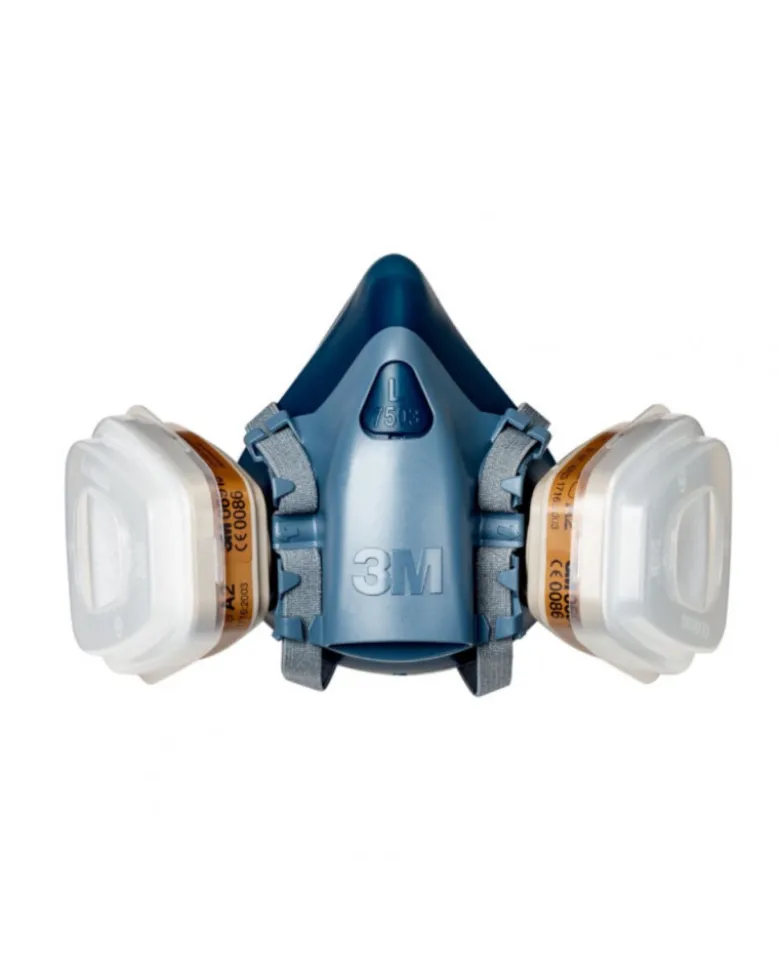 Kit demi-masque, réutilisable, filtre A2P3 R, grande taille - 3M