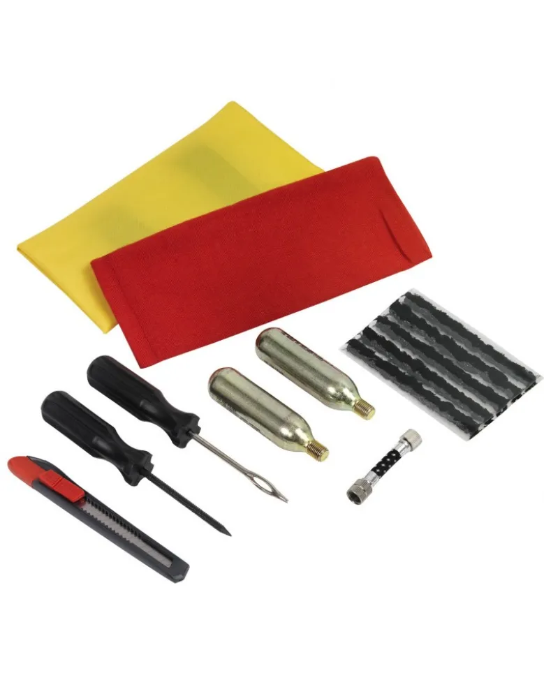 Kit de réparation de pneus Moto et Quad avec accessoires de gonflage KSTOOLS