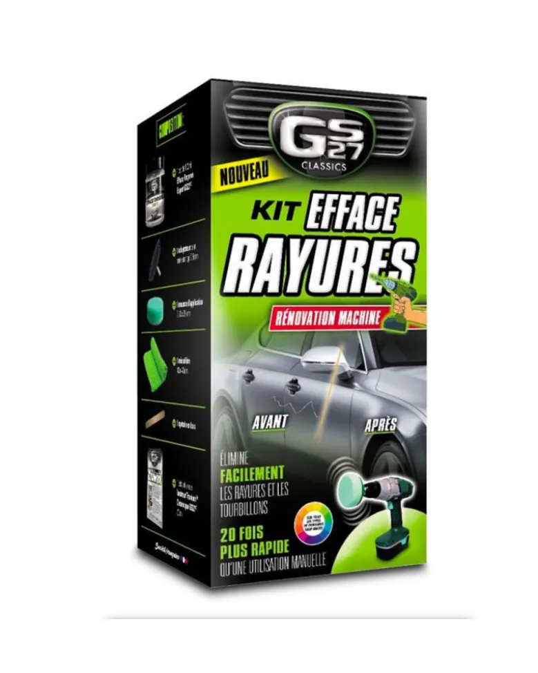Kit efface rayures rénovation machine - GS27