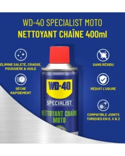 Kit entretien chaîne moto (brosse incluse) - WD40