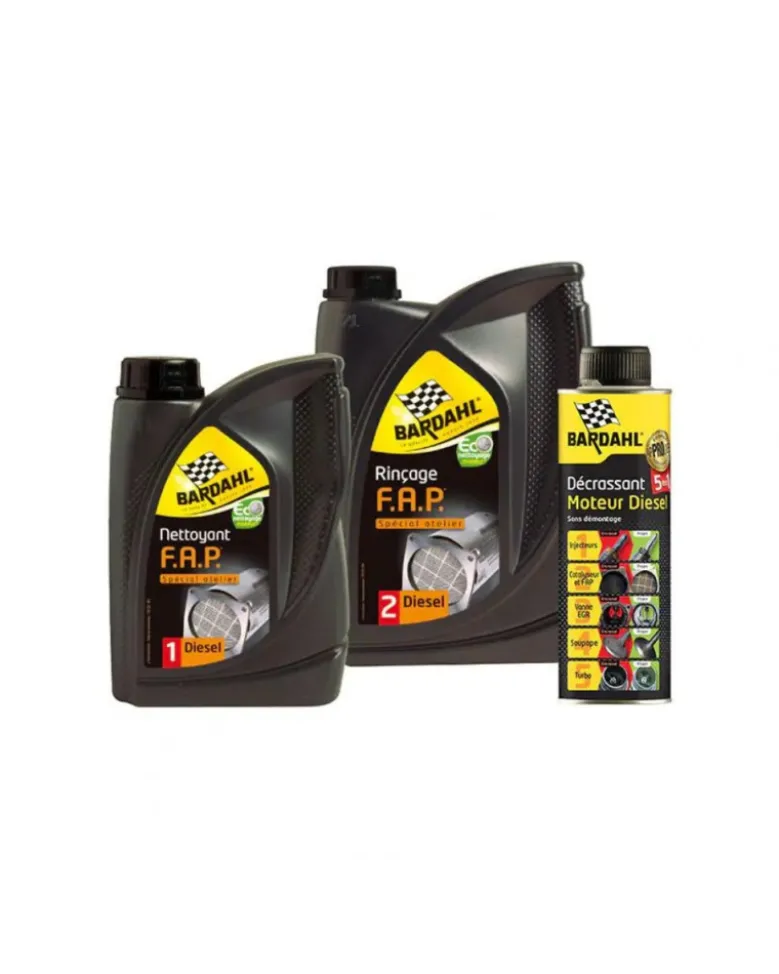 Kit nettoyage FAP, 3 produits - Bardahl