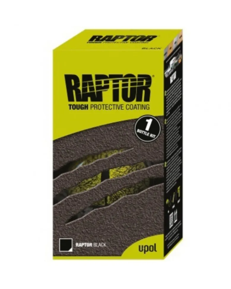Kit raptor noir, revêtement de protection, 1 bouteille - UPOL