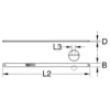 Lame de scie, main bi-métal, 12 dents, 10 pcs, (129.6620/12) - KS Tools