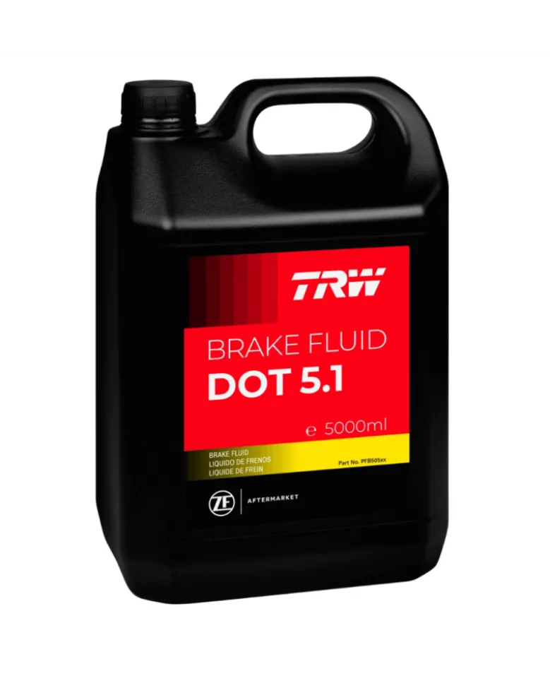 Liquide de frein, DOT 5.1, 5L - TRW