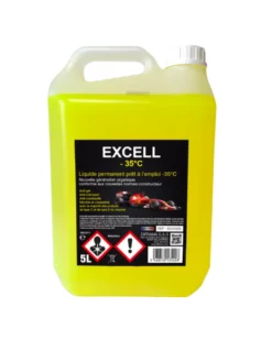 Liquide de refroidissement, jaune, 5L, EXCELL -35°C - Diframa