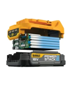 Lot de 2, batterie Dewalt Powerstack, XR 18V, 1.7ah + chargeur - DEWALT