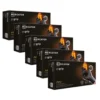 Lot de 5 boites Gants nitrile, noir, taille L, x50 - Mercator