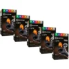 Lot de 5 boites Gants nitrile, noir, taille L, x100 - Mercator