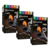 Lot de 3 boites Gants nitrile, noir, taille M, x100 - Mercator