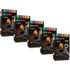 Lot de 5 boites Gants nitrile, noir, taille M, x100 - Mercator
