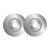 Lot de 2 disques de frein MGA D1755 adaptable CITROËN PEUGEOT