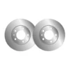 Lot de 2 disques de frein MGA D1857 adaptable NISSAN OPEL RENAULT