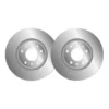 Lot de 2 disques de frein MGA D2063 adaptable PEUGEOT