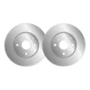Lot de 2 disques de frein MGA D1589 adaptable CITROËN PEUGEOT TOYOTA