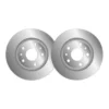 Lot de 2 disques de frein MGA D1776 adaptable RENAULT DACIA