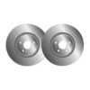 Lot de 2 disques de frein MGA D2122 adaptable FORD VOLVO