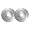 Lot de 2 disques de frein MGA D2066 adaptable NISSAN RENAULT