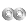 Lot de 2 disques de frein MGA D1966 adaptable FORD VOLVO