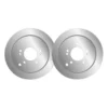 Lot de 2 disques de frein MGA D1584 adaptable HYUNDAI KIA