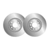Lot de 2 disques de frein MGA D1672 adaptable ALFA ROMEO