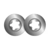 Lot de 2 disques de frein MGA D2111 adaptable FORD