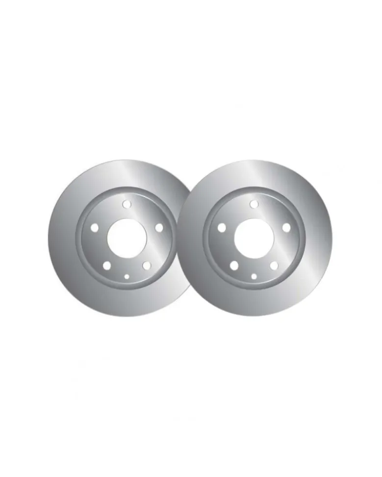 Lot de 2 disques de frein MGA D2204 adaptable MAZDA
