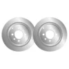 Lot de 2 disques de frein MGA D1231 adaptable PEUGEOT