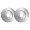 Lot de 2 disques de frein MGA D1255 adaptable PEUGEOT