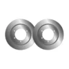 Lot de 2 disques de frein MGA D2132 adaptable NISSAN