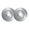 Lot de 2 disques de frein MGA D2168 adaptable AUDI