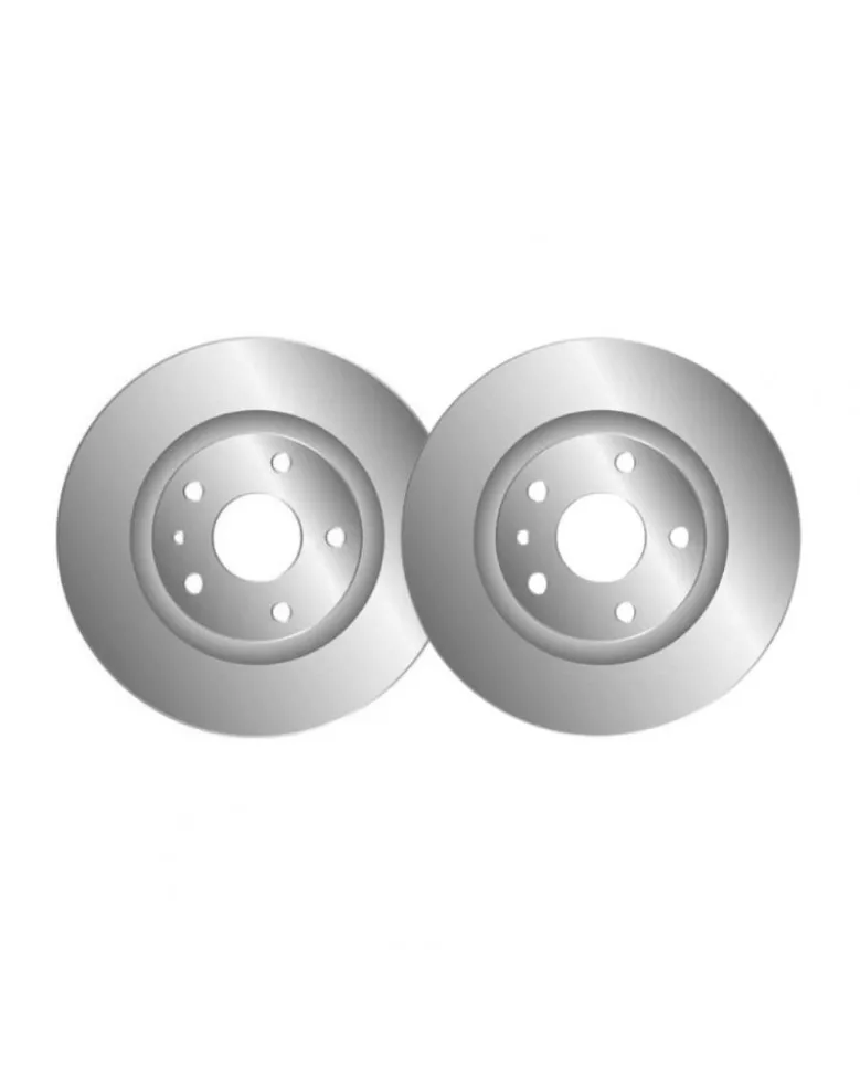 Lot de 2 disques de frein MGA D1842 adaptable AUDI
