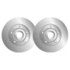 Lot de 2 disques de frein MGA D1194 adaptable AUDI