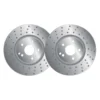 Lot de 2 disques de frein MGA D2197 adaptable MERCEDES