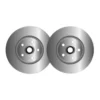 Lot de 2 disques de frein MGA D2081R adaptable RENAULT