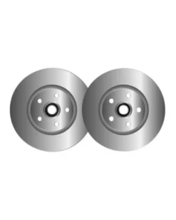 Lot de 2 disques de frein MGA D2081R adaptable RENAULT