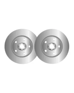 Lot de 2 disques de frein MGA D2079R adaptable FIAT NISSAN OPEL RENAULT