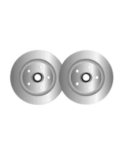 Lot de 2 disques de frein MGA D1950R adaptable RENAULT