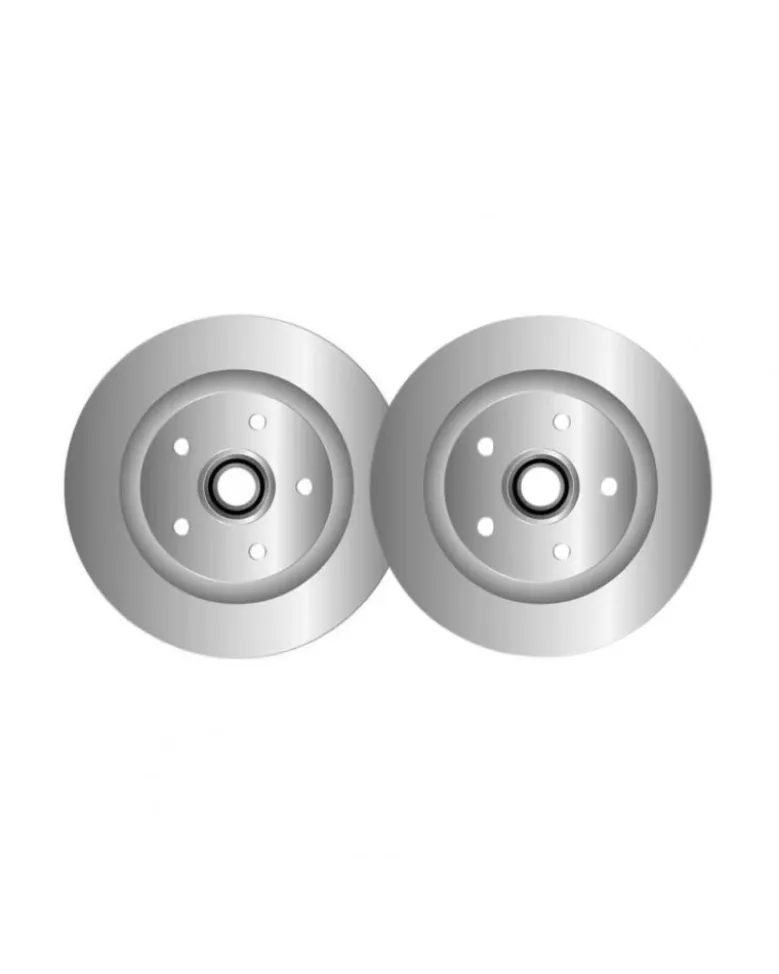 Lot de 2 disques de frein MGA D1950R adaptable RENAULT