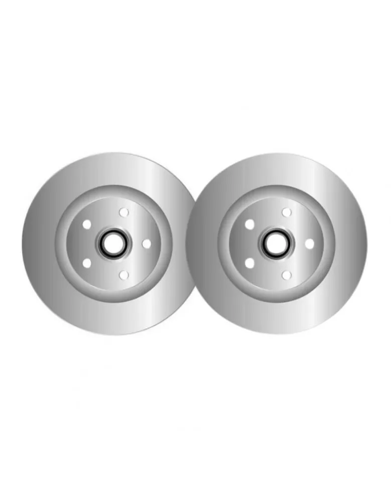 Lot de 2 disques de frein MGA D1871R adaptable RENAULT