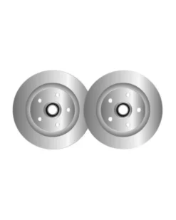 Lot de 2 disques de frein MGA D1872R adaptable MERCEDES-BENZ RENAULT