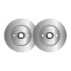 Lot de 2 disques de frein MGA D1680R adaptable RENAULT
