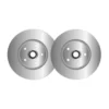 Lot de 2 disques de frein MGA D1691R adaptable RENAULT