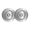 Lot de 2 disques de frein MGA D1677R adaptable RENAULT
