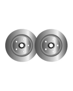 Lot de 2 disques de frein MGA D2082R adaptable RENAULT