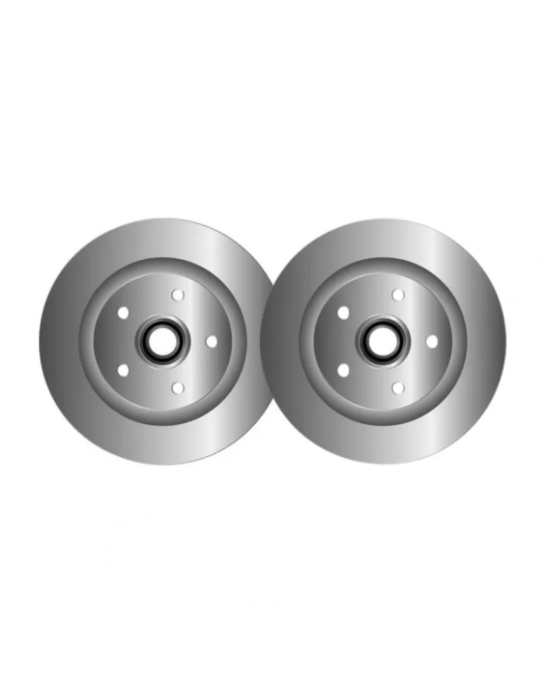 Lot de 2 disques de frein MGA D2082R adaptable RENAULT