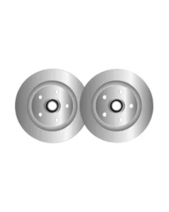 Lot de 2 disques de frein MGA D1947R adaptable RENAULT