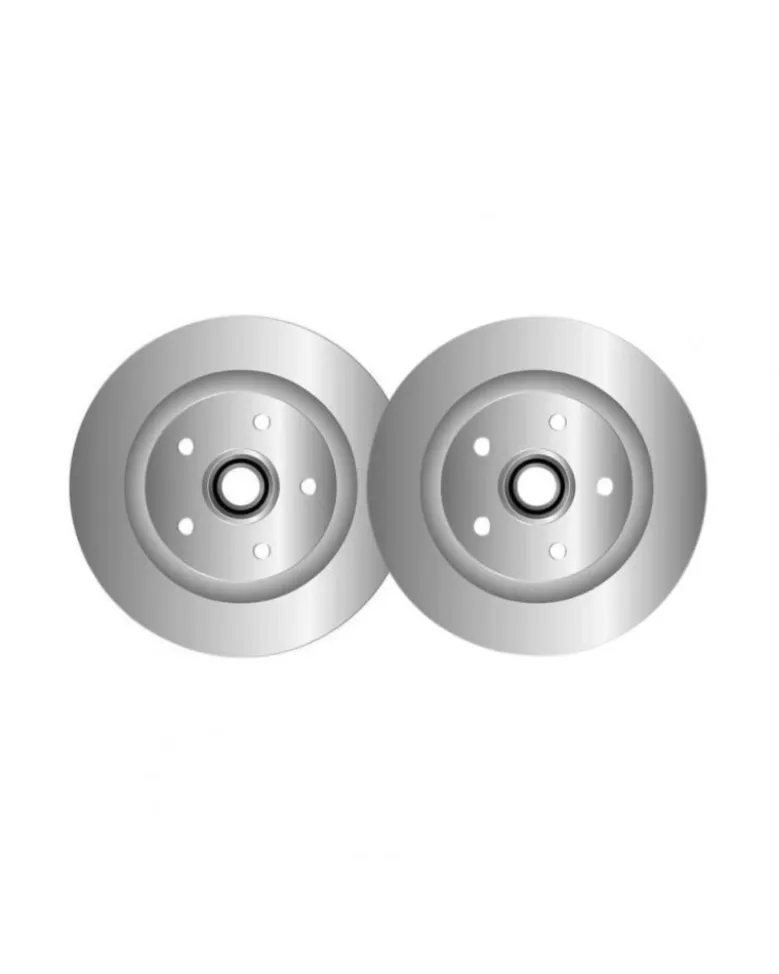 Lot de 2 disques de frein MGA D1947R adaptable RENAULT