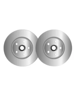 Lot de 2 disques de frein MGA D1811R adaptable RENAULT