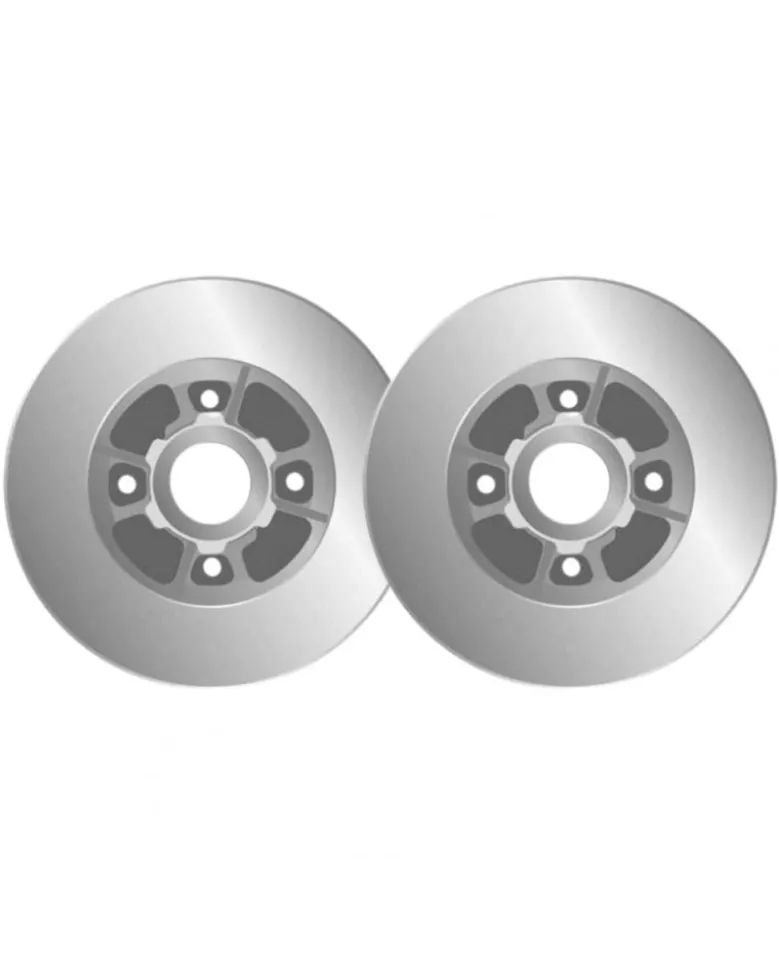 Lot de 2 disques de frein MGA D1036R adaptable RENAULT
