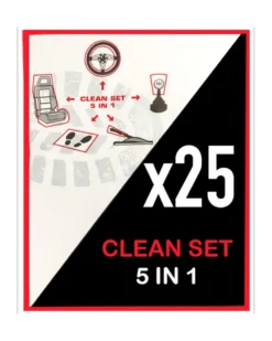 Lot de 25 Kit protection voiture jetable, 5 en 1 - Dialann